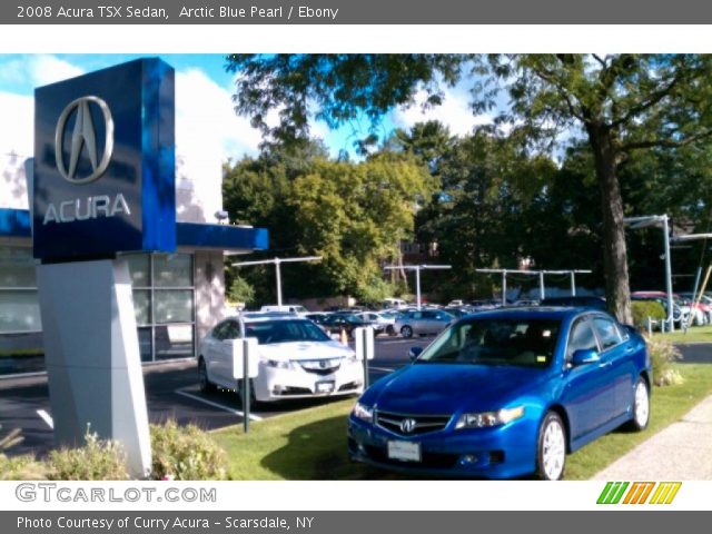 2008 Acura TSX Sedan in Arctic Blue Pearl