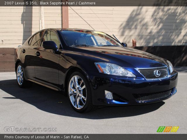 2007 Lexus IS 350 in Black Sapphire Pearl