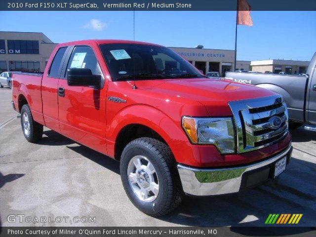 2010 Ford F150 XLT SuperCab in Vermillion Red