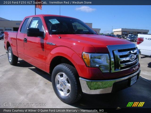 2010 Ford F150 XLT SuperCab in Vermillion Red