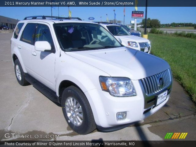 2011 Mercury Mariner Premier V6 AWD in White Suede