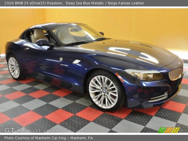 2009 BMW Z4 sDrive35i Roadster in Deep Sea Blue Metallic