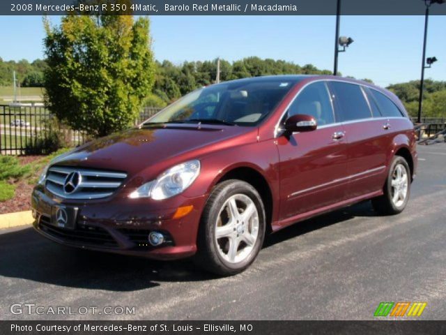 2008 Mercedes-Benz R 350 4Matic in Barolo Red Metallic