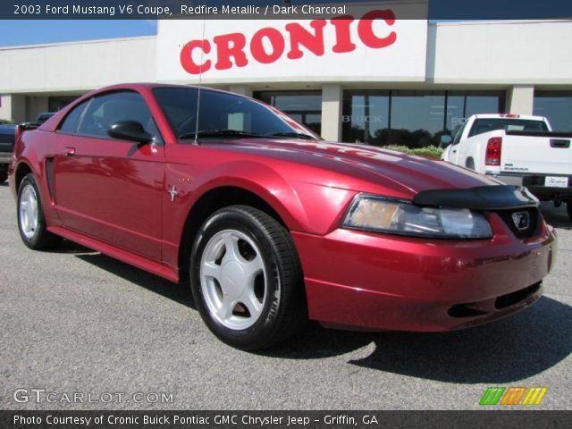 2003 Ford Mustang V6 Coupe in Redfire Metallic