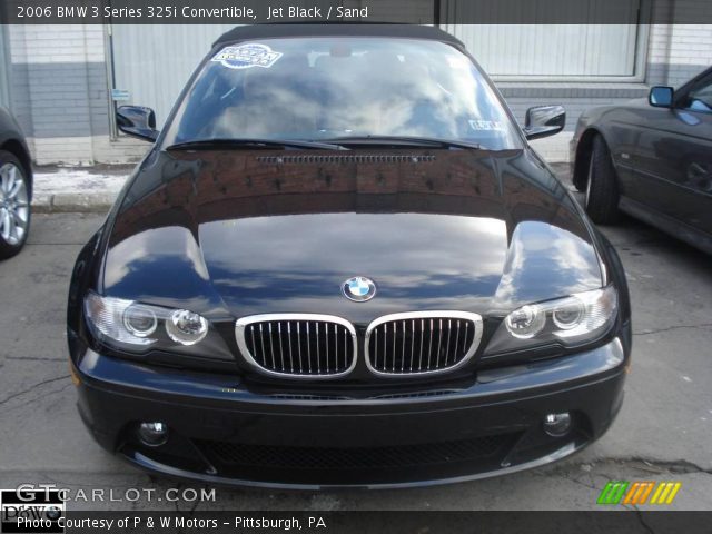 2006 BMW 3 Series 325i Convertible in Jet Black