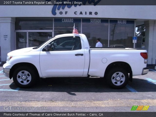 2007 Toyota Tundra Regular Cab in Super White