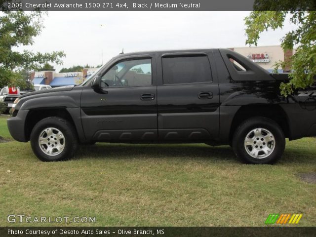2003 Chevrolet Avalanche 1500 Z71 4x4 in Black