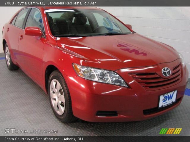 2008 Toyota Camry LE in Barcelona Red Metallic
