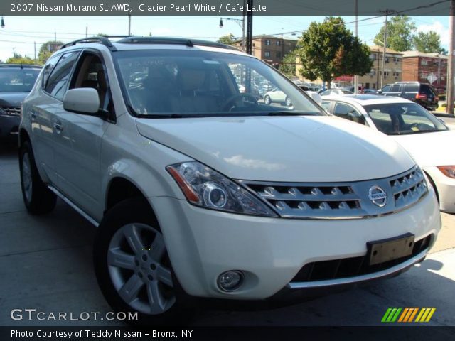 2007 Nissan Murano SL AWD in Glacier Pearl White