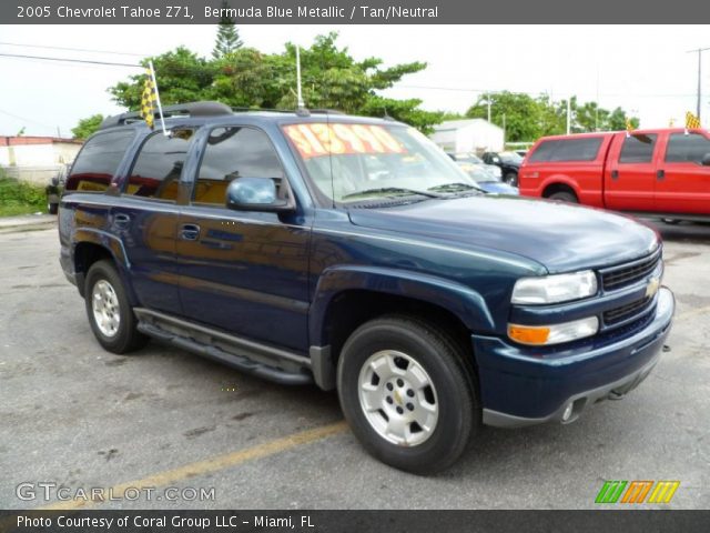 2005 Chevrolet Tahoe Z71 in Bermuda Blue Metallic