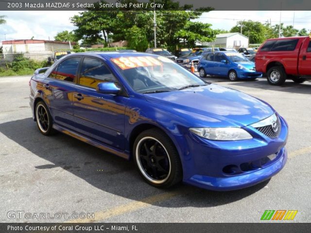 2003 Mazda MAZDA6 s Sedan in Sonic Blue Pearl