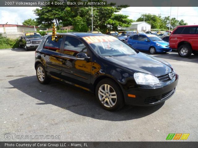 2007 Volkswagen Rabbit 4 Door in Black Uni