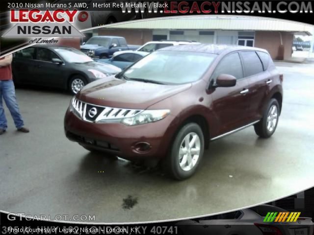 2010 Nissan Murano S AWD in Merlot Red Metallic