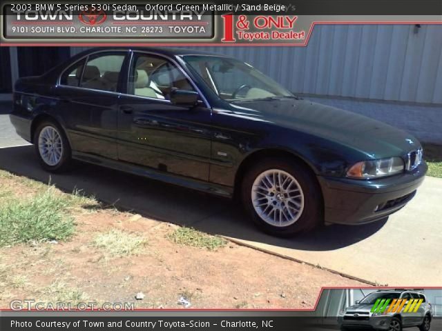 2003 BMW 5 Series 530i Sedan in Oxford Green Metallic
