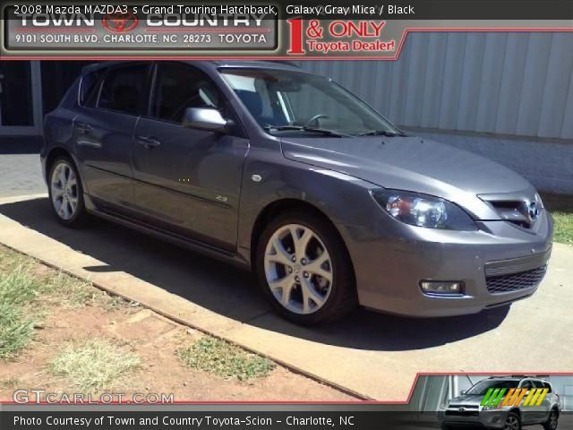 2008 Mazda MAZDA3 s Grand Touring Hatchback in Galaxy Gray Mica