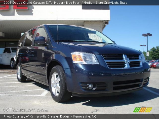 2008 Dodge Grand Caravan SXT in Modern Blue Pearl