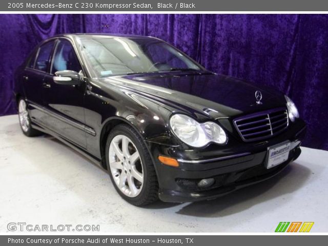 2005 Mercedes-Benz C 230 Kompressor Sedan in Black