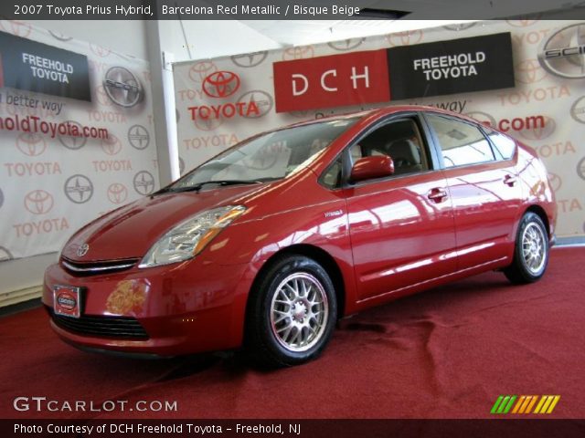 2007 Toyota Prius Hybrid in Barcelona Red Metallic