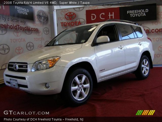 2008 Toyota RAV4 Limited V6 4WD in Super White