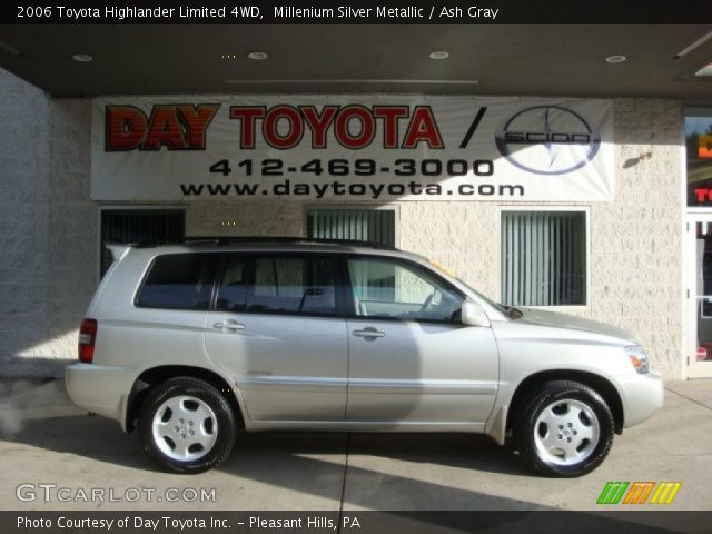 2006 Toyota Highlander Limited 4WD in Millenium Silver Metallic