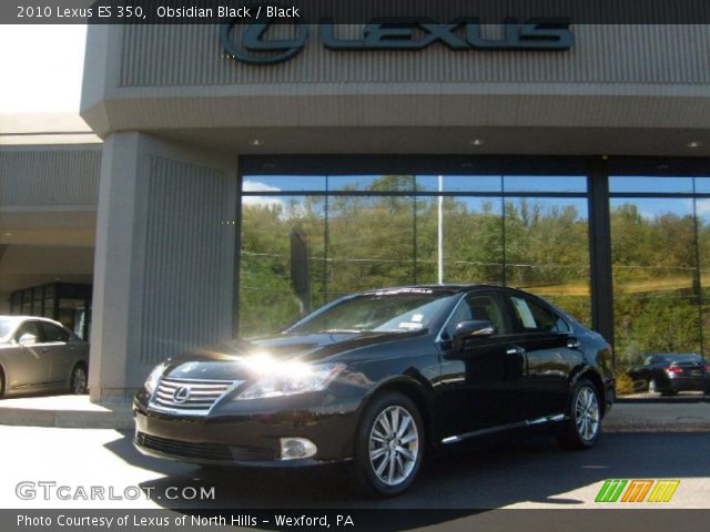 2010 Lexus ES 350 in Obsidian Black