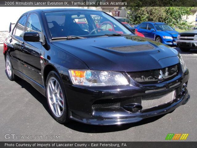 2006 Mitsubishi Lancer Evolution IX in Tarmac Black