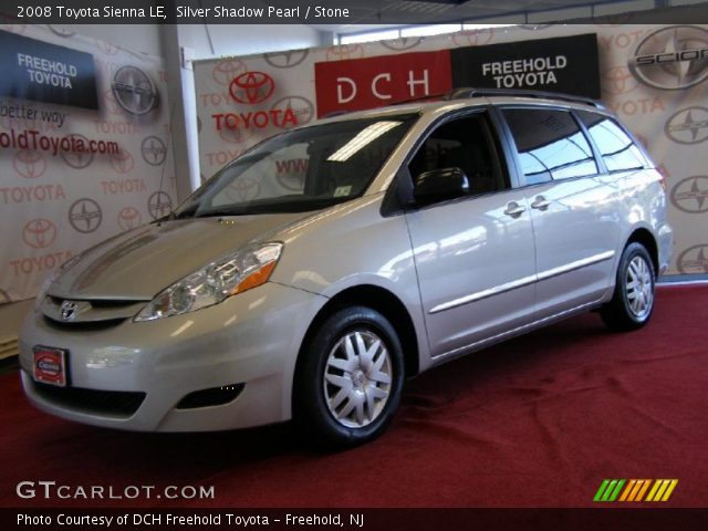 2008 Toyota Sienna LE in Silver Shadow Pearl