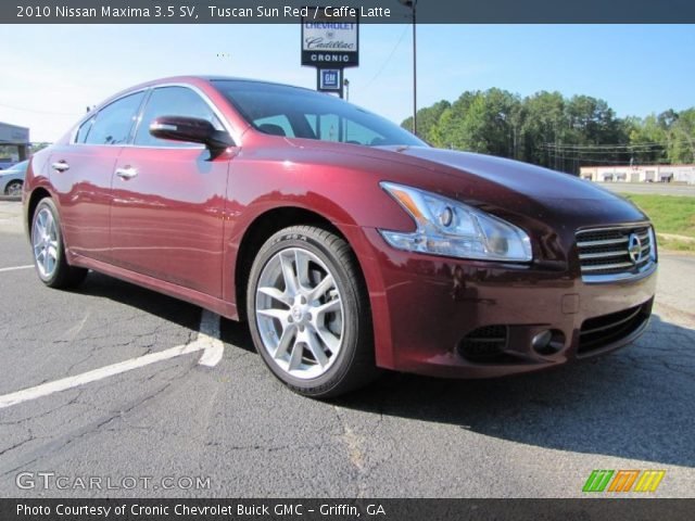 2010 Nissan Maxima 3.5 SV in Tuscan Sun Red