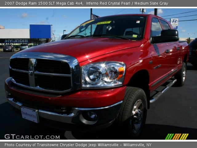 2007 Dodge Ram 1500 SLT Mega Cab 4x4 in Inferno Red Crystal Pearl