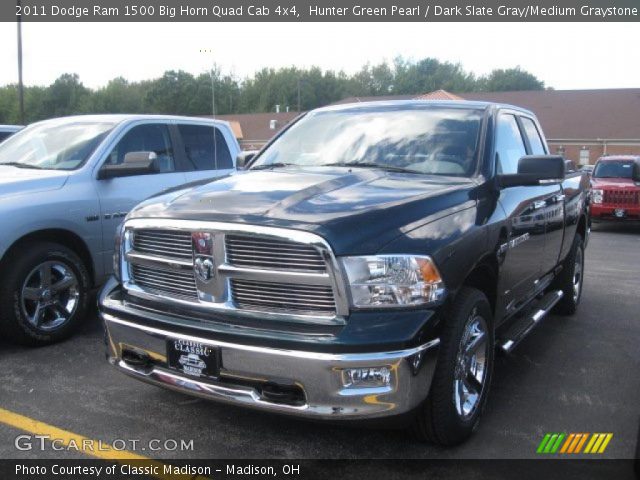 2011 Dodge Ram 1500 Big Horn Quad Cab 4x4 in Hunter Green Pearl