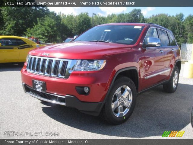 2011 Jeep Grand Cherokee Limited 4x4 in Inferno Red Crystal Pearl