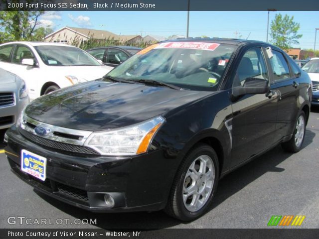 2008 Ford Focus SES Sedan in Black