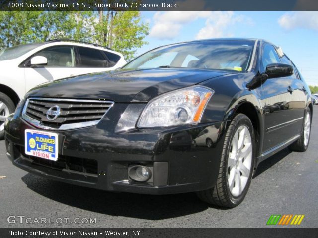 2008 Nissan Maxima 3.5 SE in Super Black