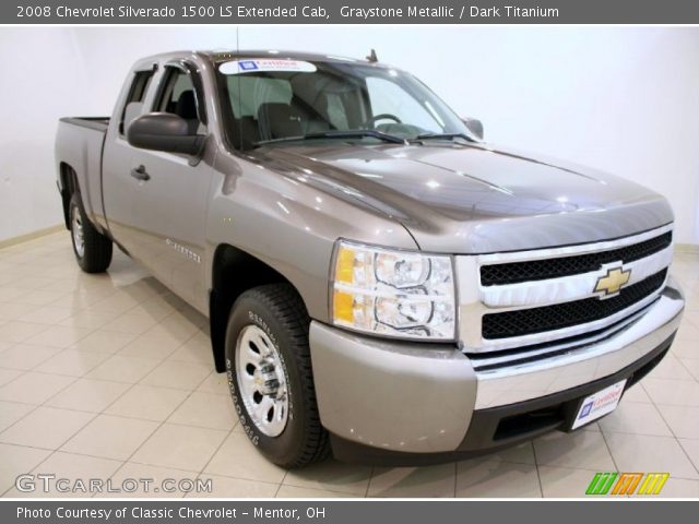 2008 Chevrolet Silverado 1500 LS Extended Cab in Graystone Metallic