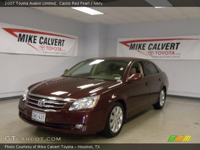 2007 Toyota Avalon Limited in Cassis Red Pearl