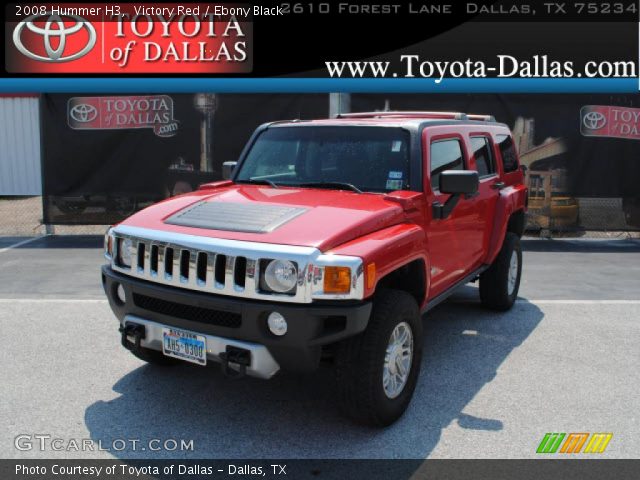 2008 Hummer H3  in Victory Red