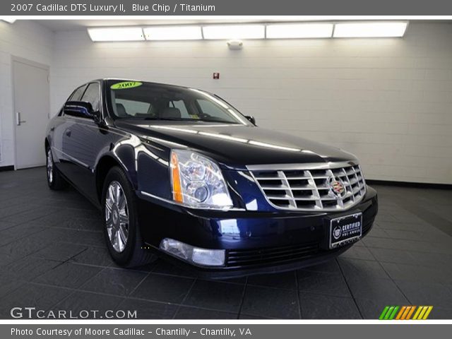 2007 Cadillac DTS Luxury II in Blue Chip