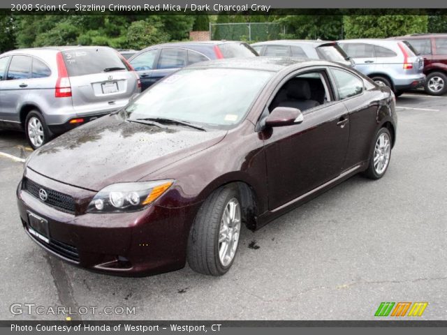 2008 Scion tC  in Sizzling Crimson Red Mica