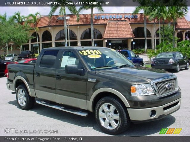 2008 Ford F150 XLT SuperCrew in Stone Green Metallic