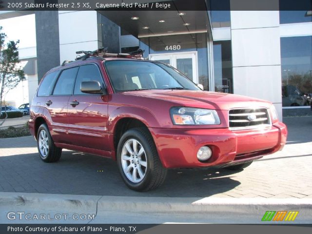 2005 Subaru Forester 2.5 XS in Cayenne Red Pearl