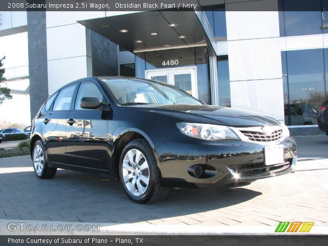 2008 Subaru Impreza 2.5i Wagon in Obsidian Black Pearl