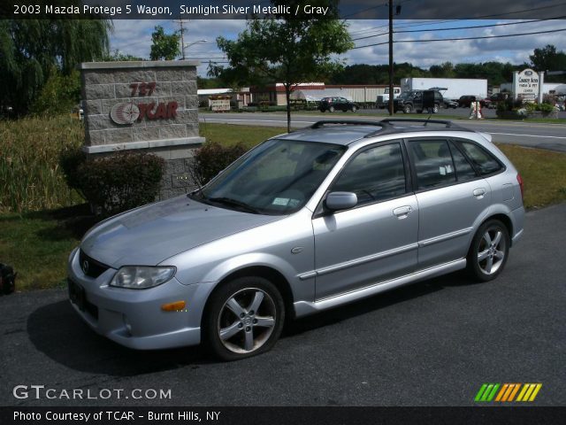 2003 Mazda Protege 5 Wagon in Sunlight Silver Metallic