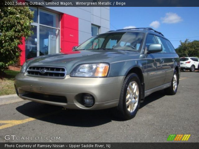 2002 Subaru Outback Limited Wagon in Wintergreen Metallic