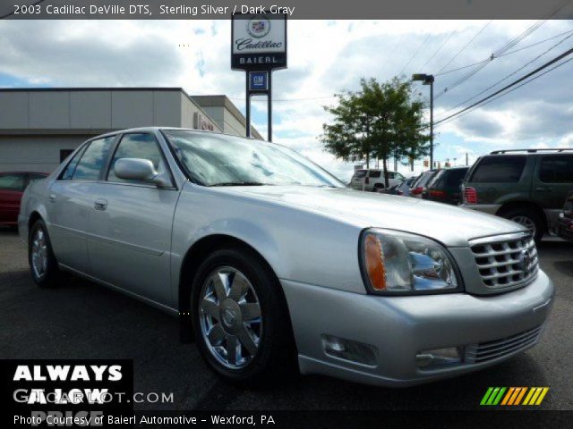 2003 Cadillac DeVille DTS in Sterling Silver