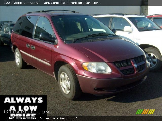 2001 Dodge Caravan SE in Dark Garnet Red Pearlcoat