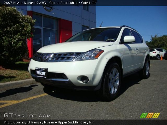 2007 Nissan Murano S AWD in Glacier Pearl White