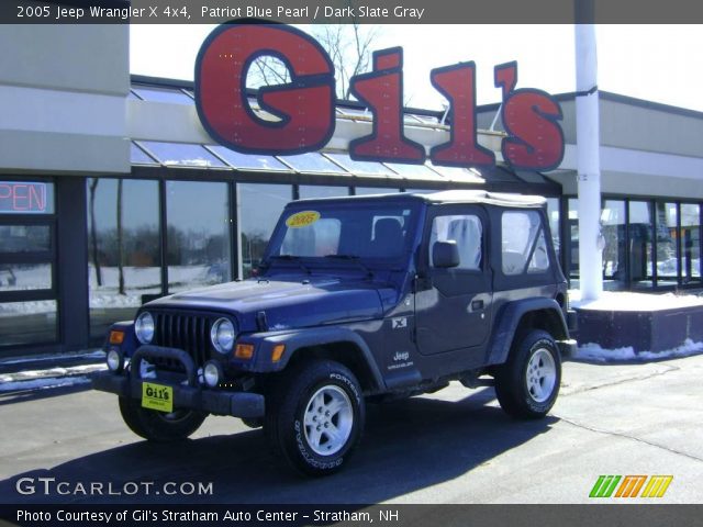 2005 Jeep Wrangler X 4x4 in Patriot Blue Pearl
