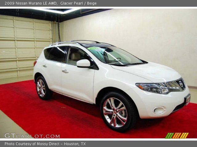2009 Nissan Murano LE AWD in Glacier Pearl