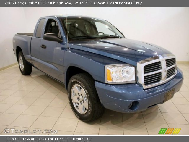 2006 Dodge Dakota SLT Club Cab 4x4 in Atlantic Blue Pearl