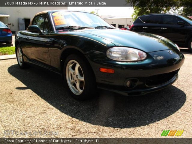 2000 Mazda MX-5 Miata Roadster in Emerald Mica